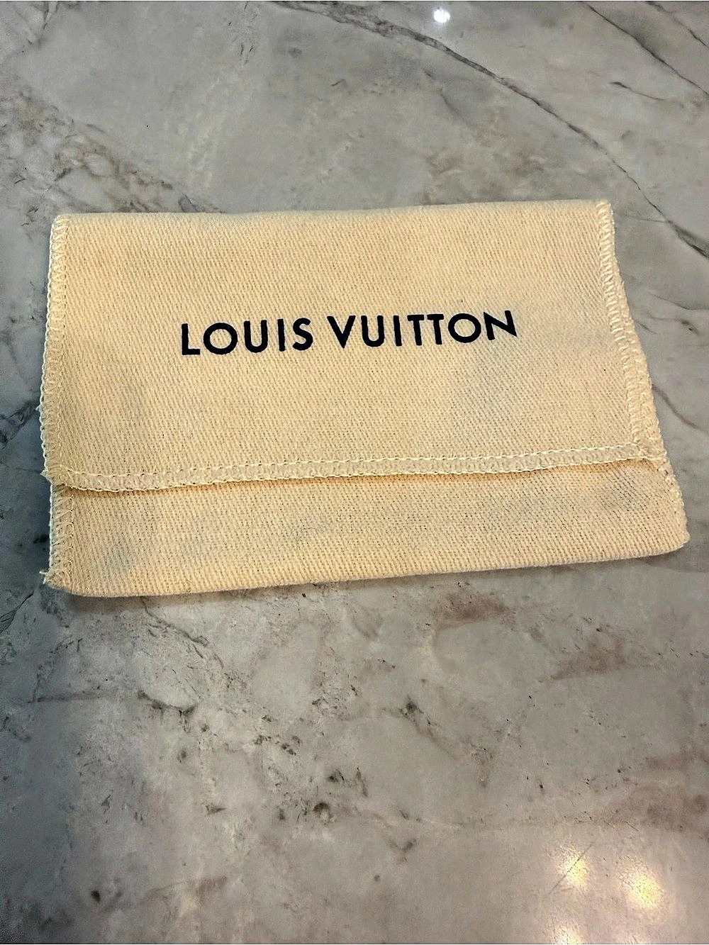 Louis Vuitton Envelope Dust Bag Pouch NEW 5” x 3.375”